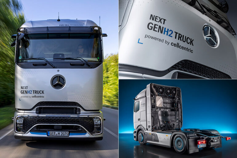 Mercedes-Benz NextGenH2 Truck Hydrogen