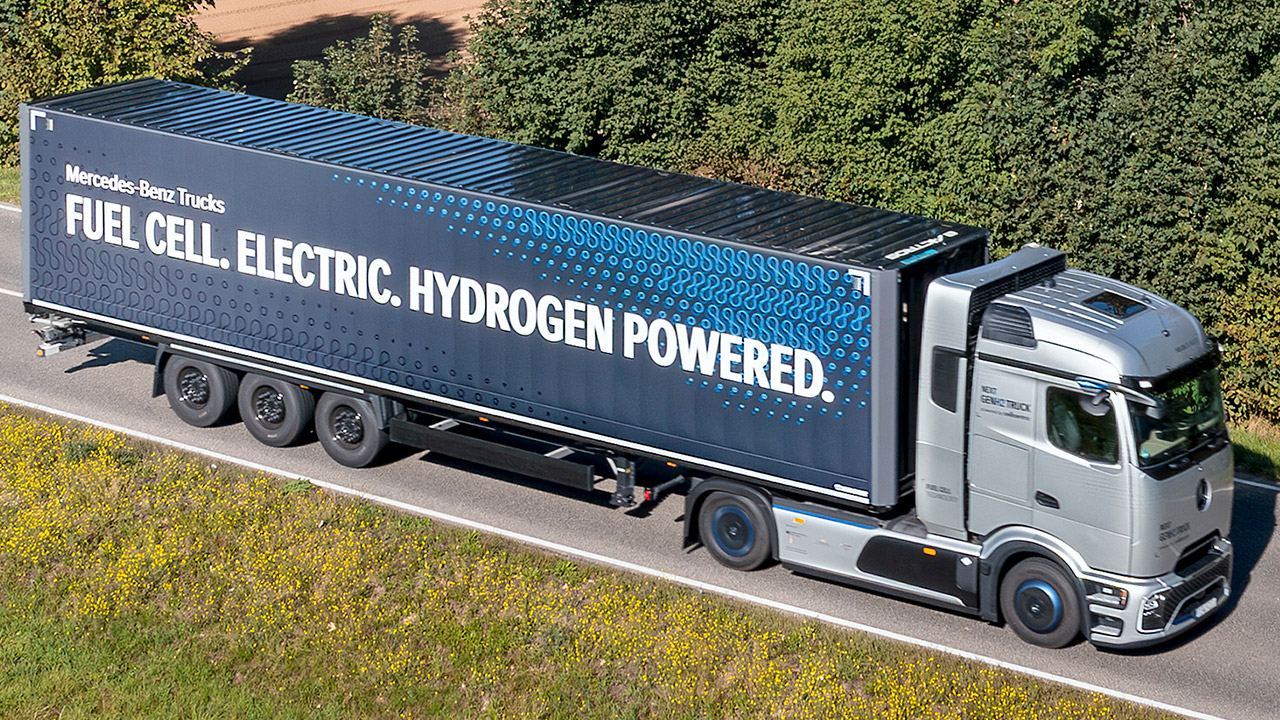 Mercedes-Benz NextGenH2 Truck Hydrogen