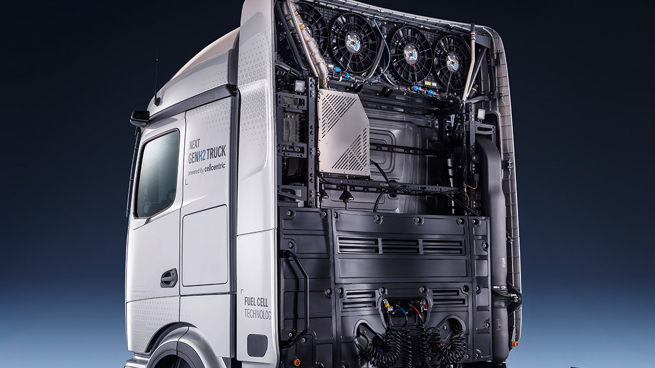 Mercedes-Benz NextGenH2 Truck Hydrogen