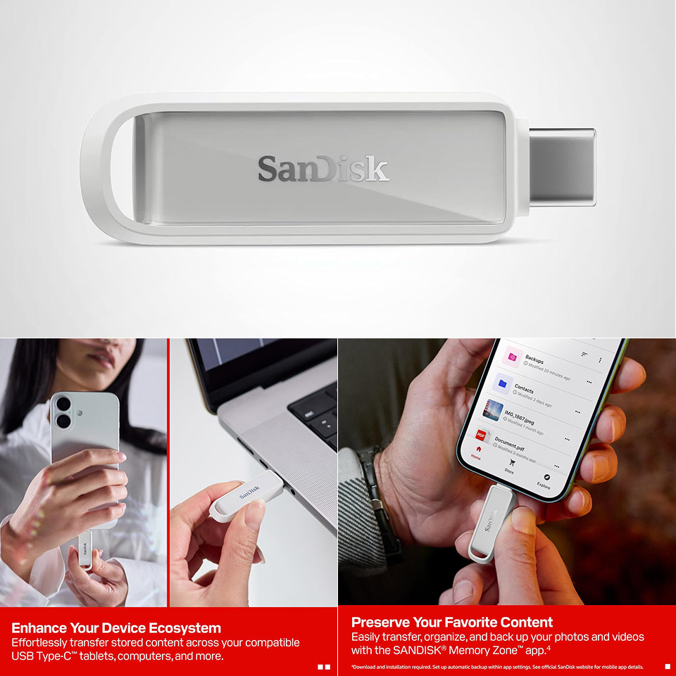 SanDisk 1TB Phone Drive with USB Type-C