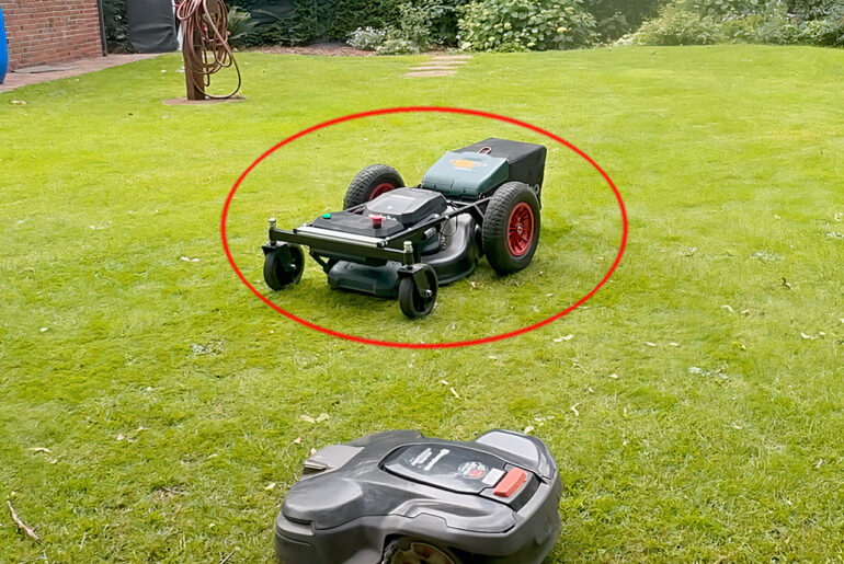 Remote-Controlled Lawnmower