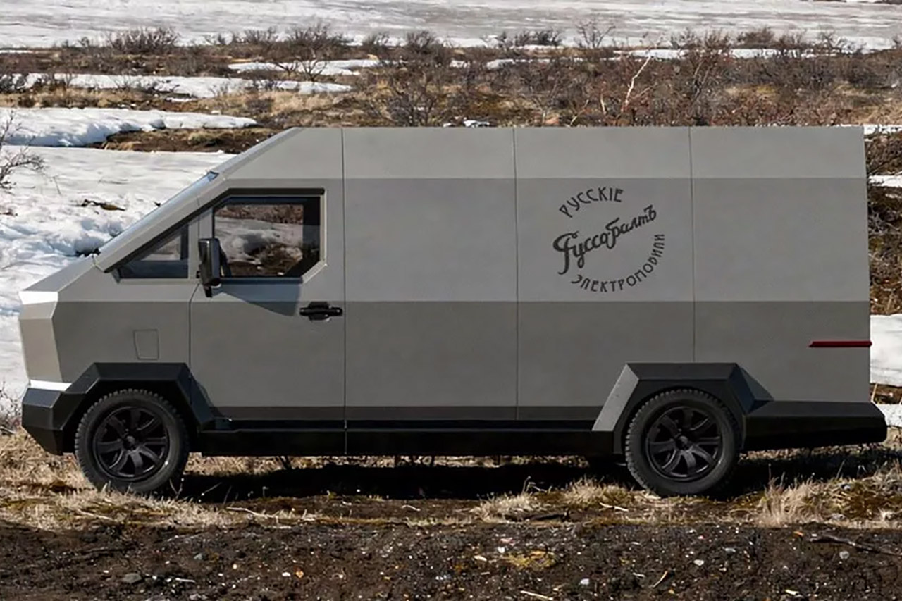 Russo-Balt F200 Tesla Cybervan Elon Musk