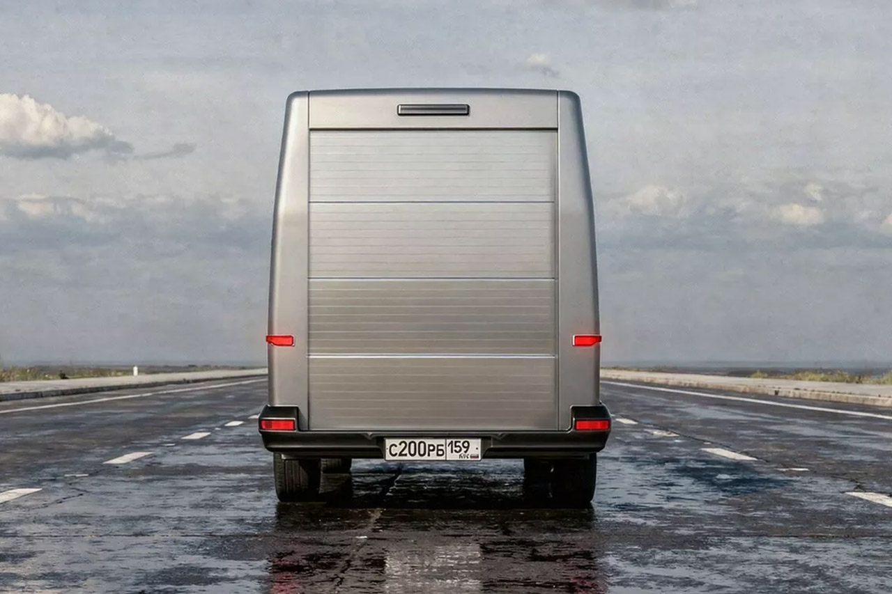 Russo-Balt F200 Tesla Cybervan Elon Musk