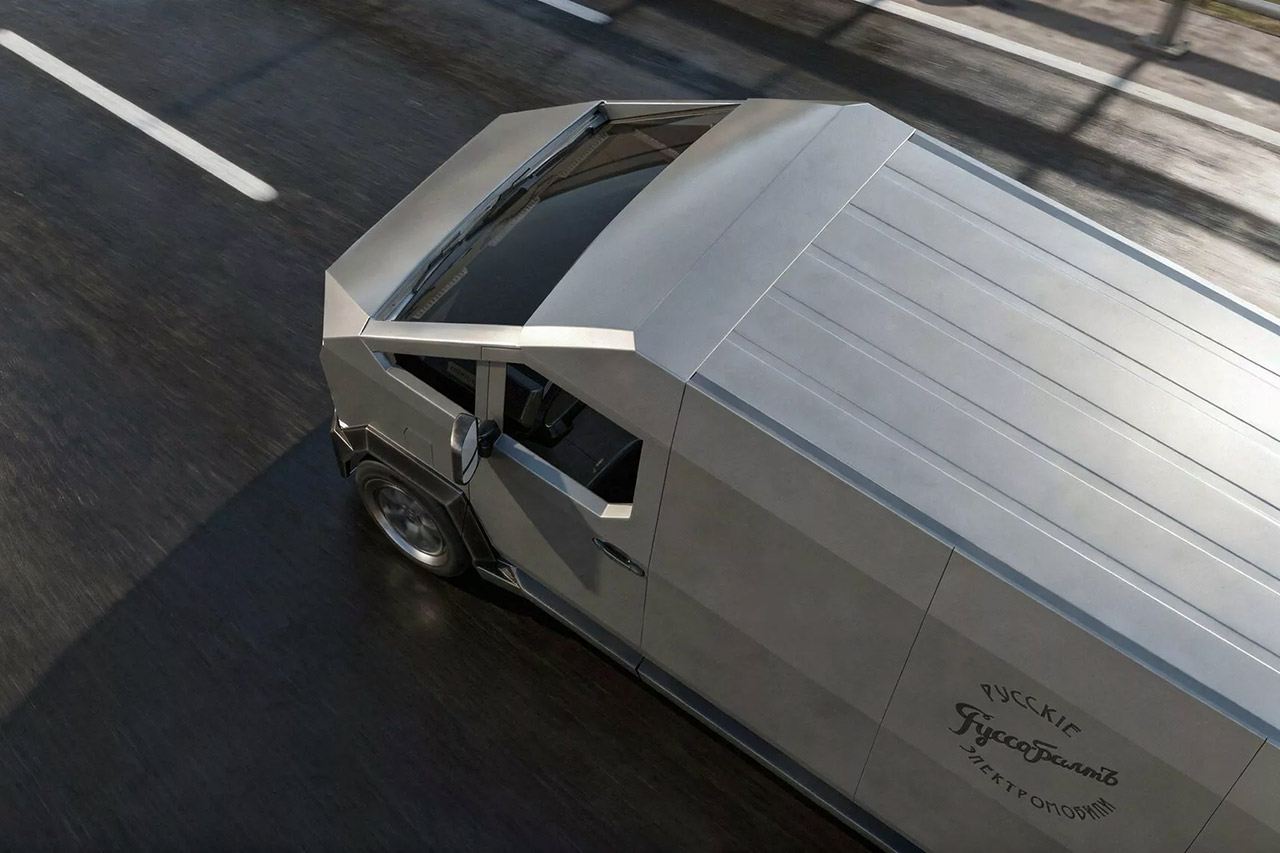 Russo-Balt F200 Tesla Cybervan Elon Musk