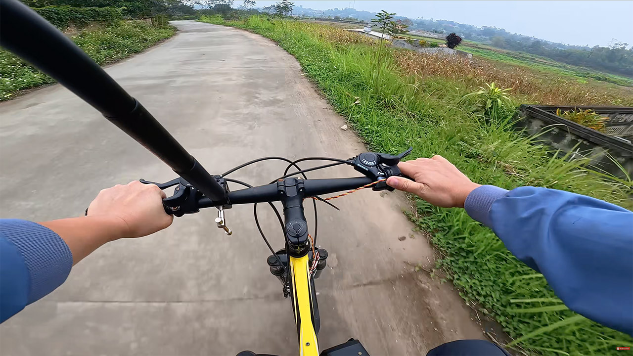 Homemade Electric Jet Bicycle