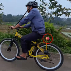 Homemade Electric Jet Bicycle