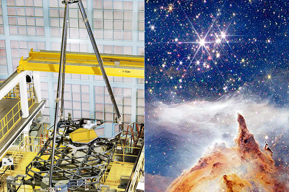 James Webb Chandra Pismis 24 Lobster Nebula NGC 6357