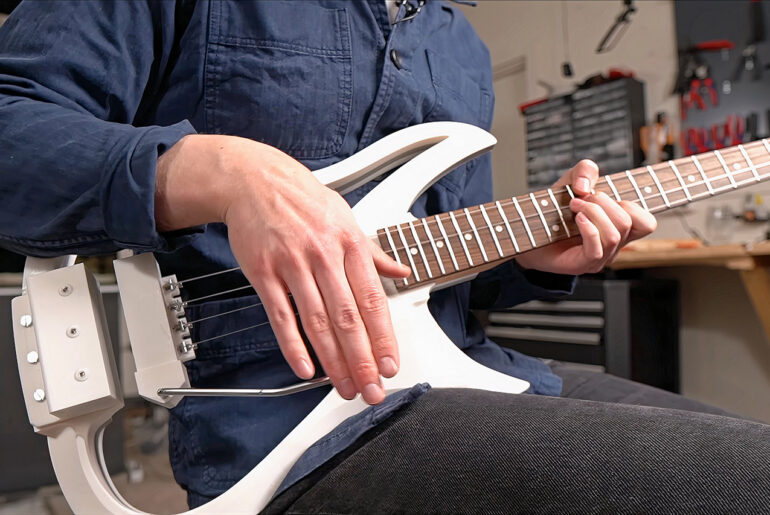 Magnetically Hovering Guitar Strings Mattias Krantz