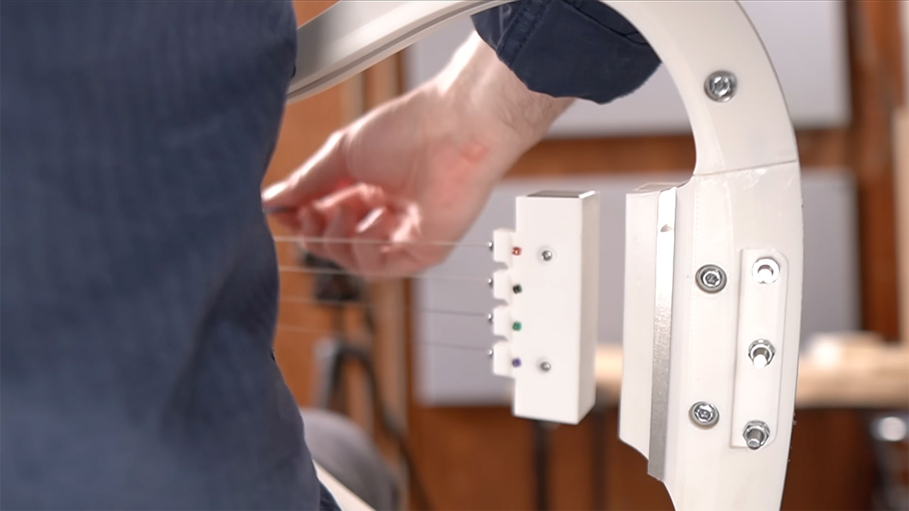 Magnetically Hovering Guitar Strings Mattias Krantz