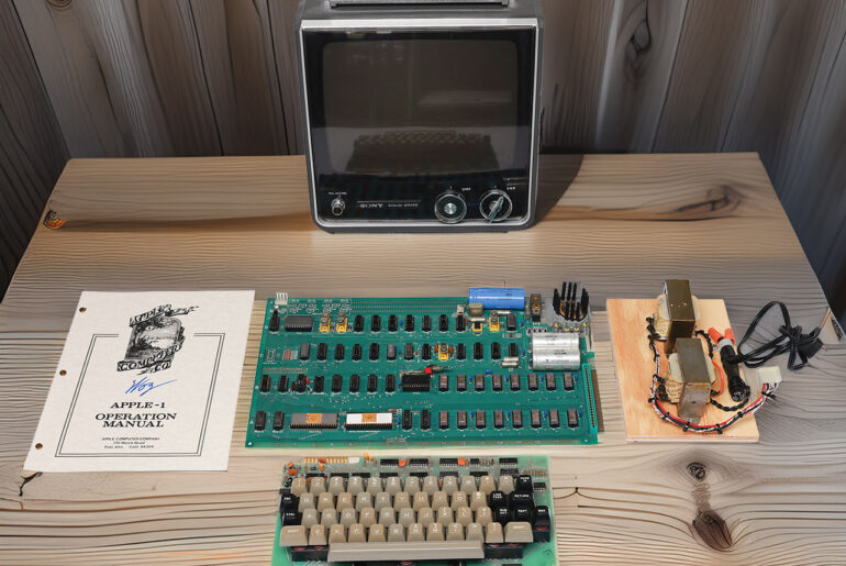 Apple-1 Computer Prorotype Board 0 Celebration For Sale Auction