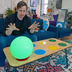 Unnecessary Inventions Twister Smart Coffee Table