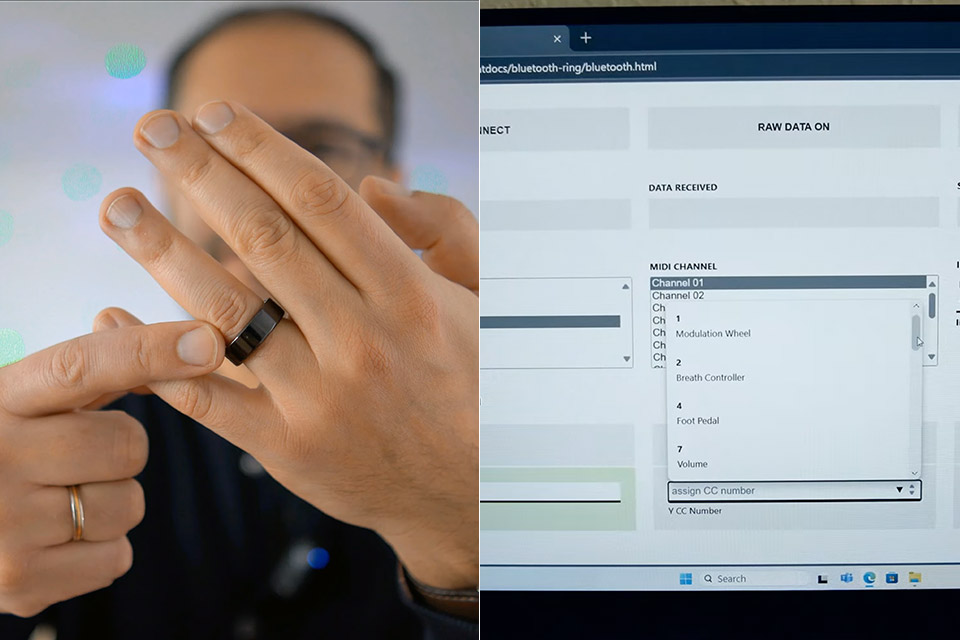 Colmi R02 Smart Ring MIDI Controller Mod