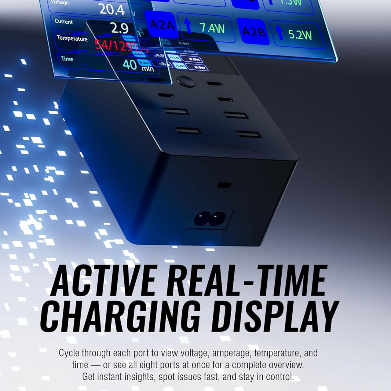 Sabrent 252W 8-Port Charging Station