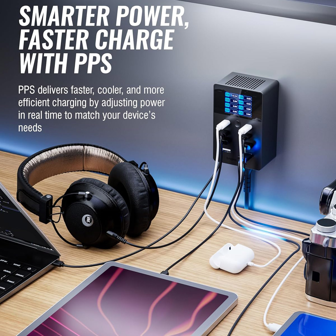 Sabrent 252W 8-Port Charging Station