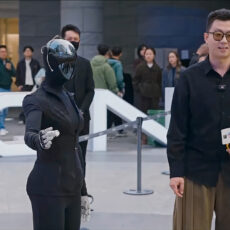 XPENG IRON Humanoid Robot Public Mall Fall