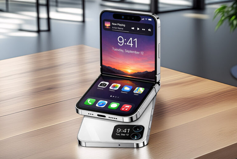 iPhone Flip Foldable Clamshell Phone Leak