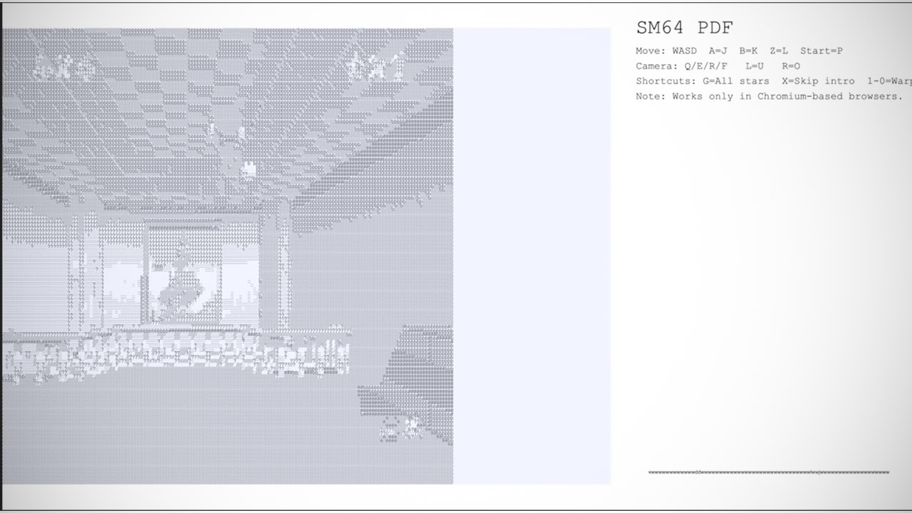 Running Super Mario 64 PDF File