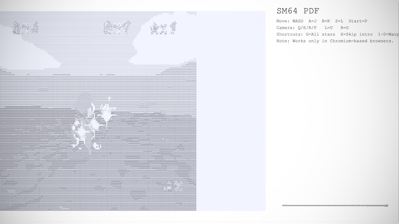 Running Super Mario 64 PDF File