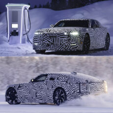 Jaguar Four-Door Electric GT Prototype Winter Testing