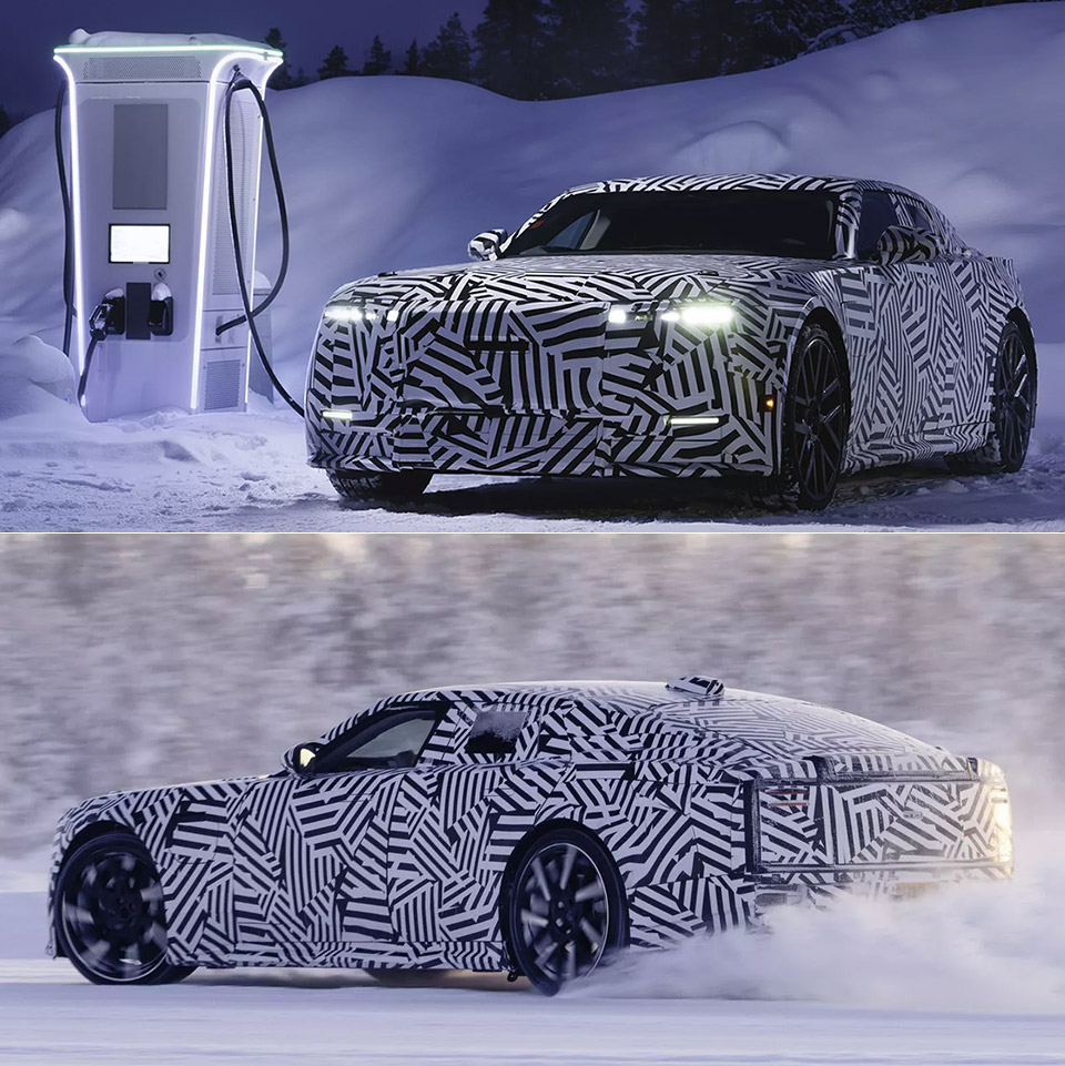 Jaguar Four-Door Electric GT Prototype Winter Testing