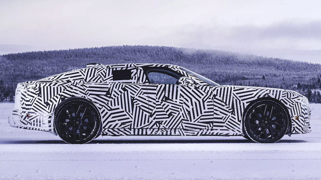Jaguar Four-Door Electric GT Prototype Winter Testing