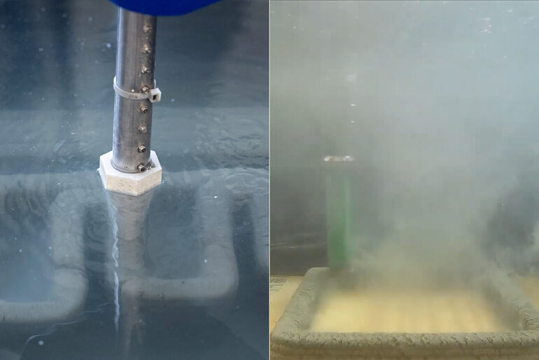 Cornell Underwater 3D-Printing Concrete