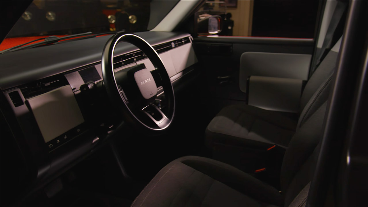 Electric Slate Truck Prototype Jay Leno's Garage Interior