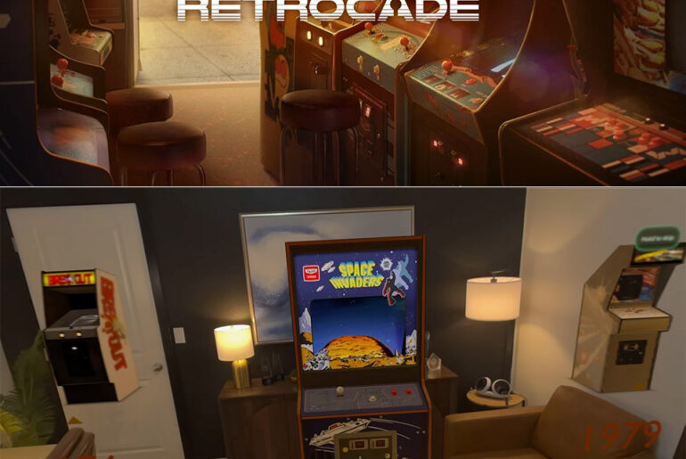 Retrocade Apple Vision Pro App 80s Arcade Virtual