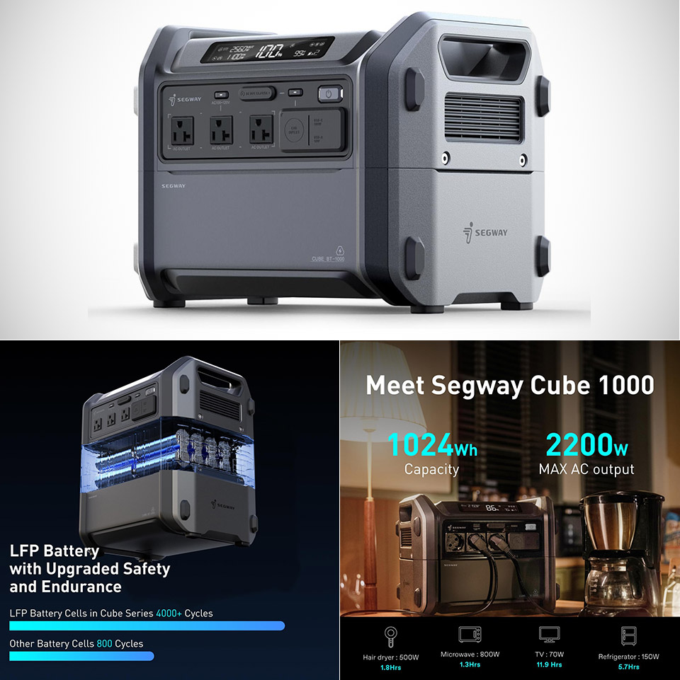 Segway Cube 1000 Portable Power Station