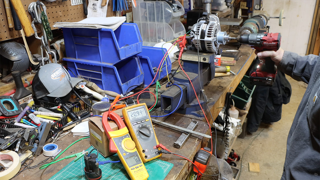 Car Alternator Hydroelectric Generator