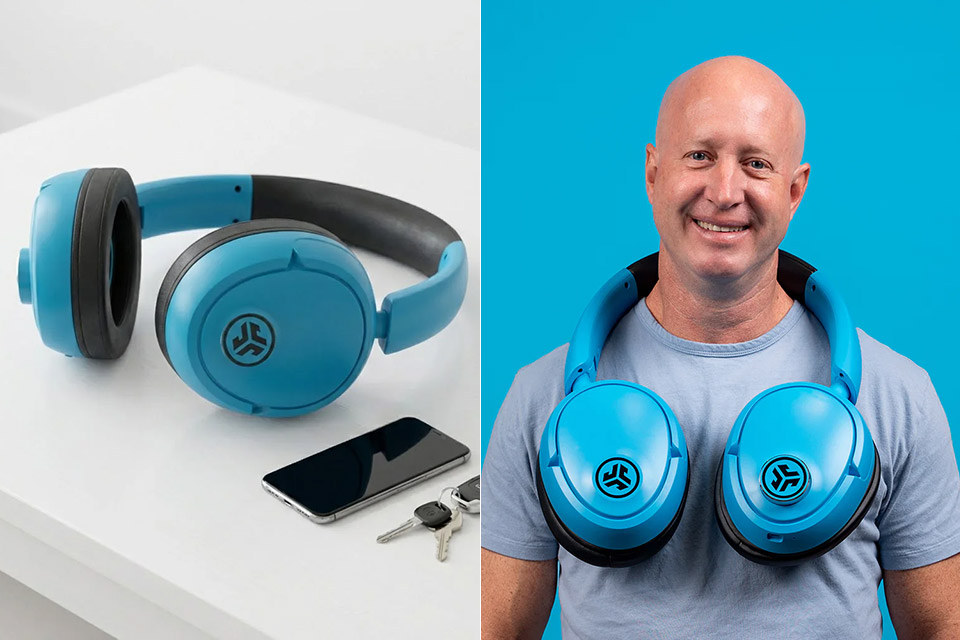 JLab Blue XL Speaker Headphones