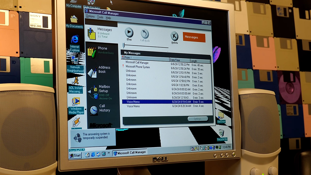Microsoft Cordless Phone System 1998