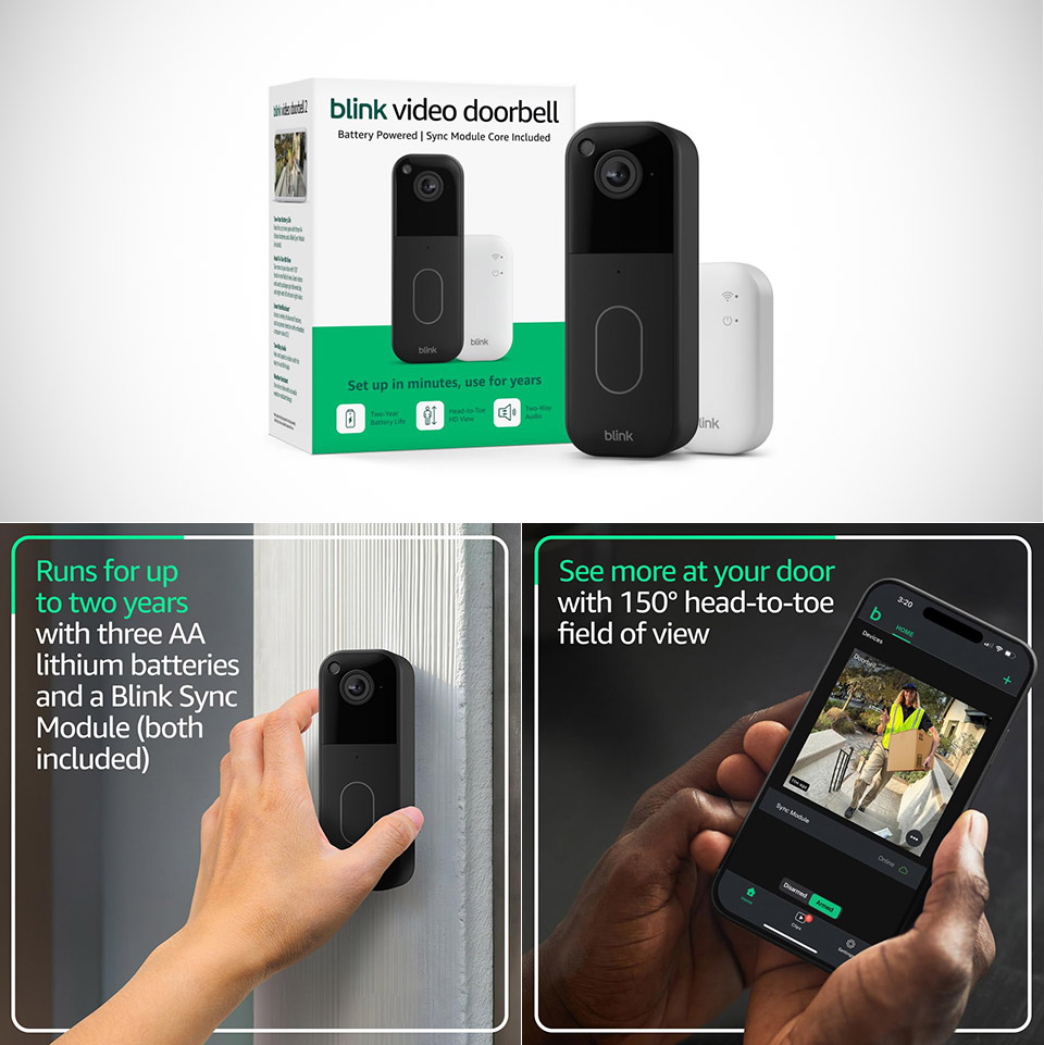 Blink Video Doorbell 2nd Gen Newest Model