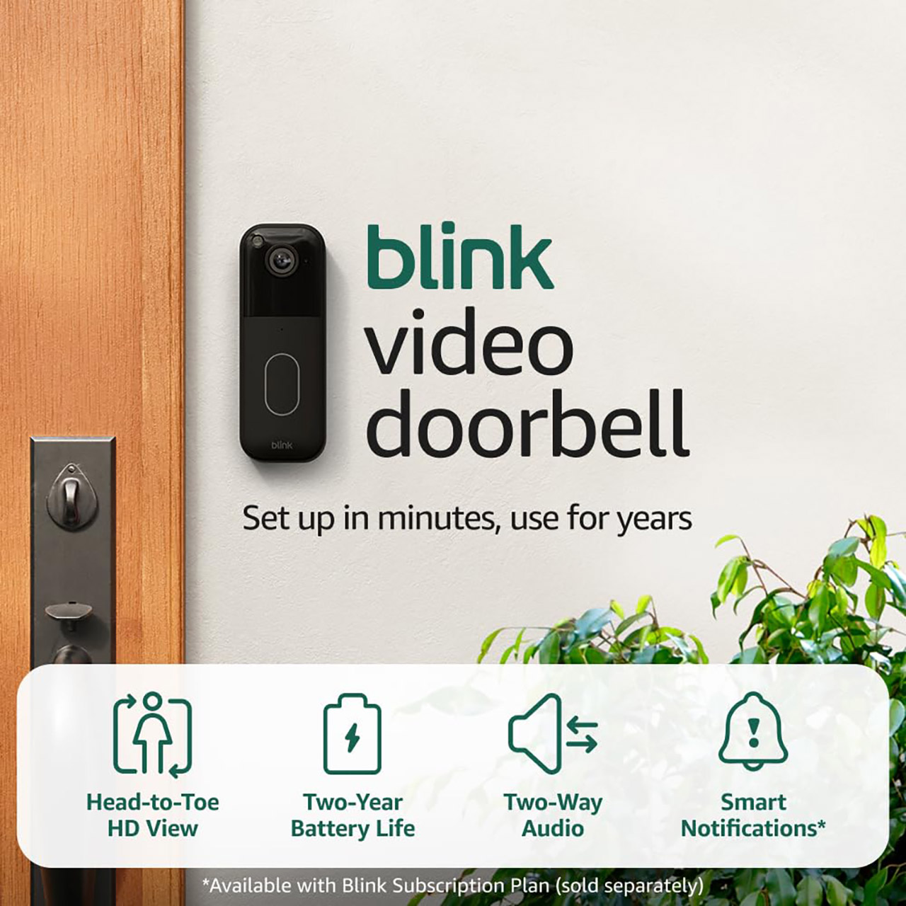 Blink Video Doorbell 2nd Gen Newest Model