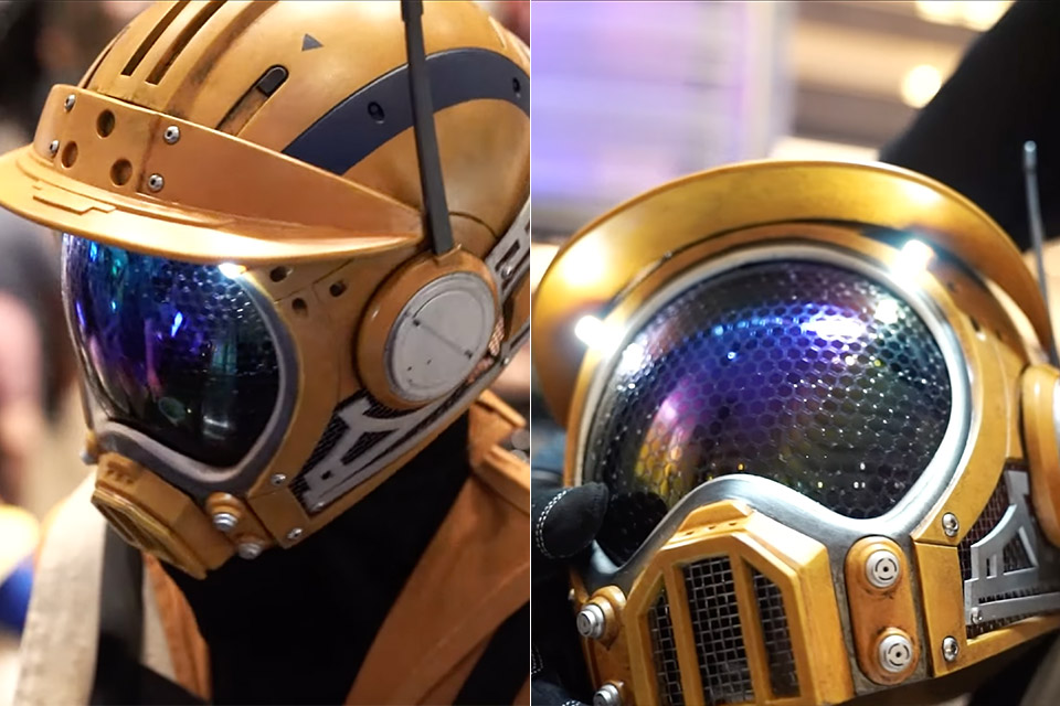 Full-Face Sunglasses Satisfactory Helmet Visor Build