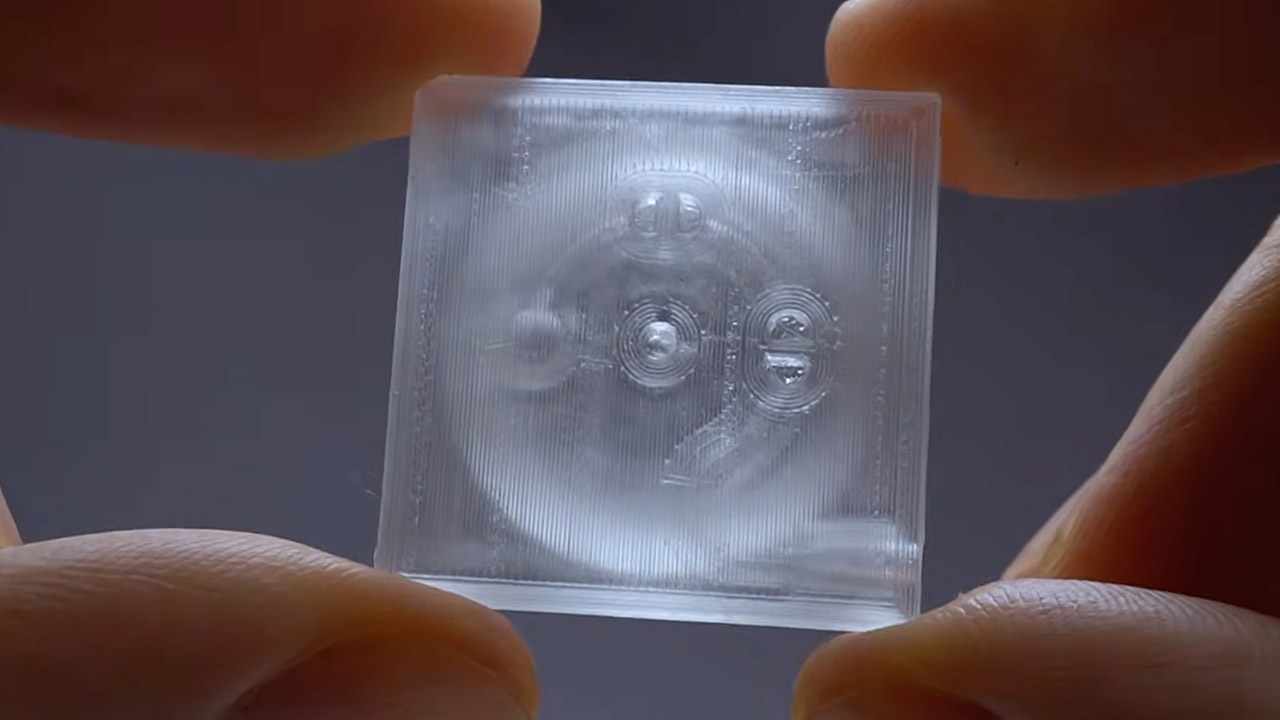 3D-Printed Air-Powered Display Microfluidic