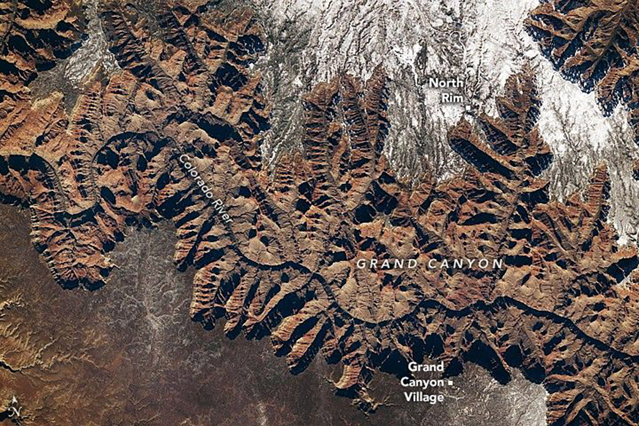 Grand Canyon from Space
