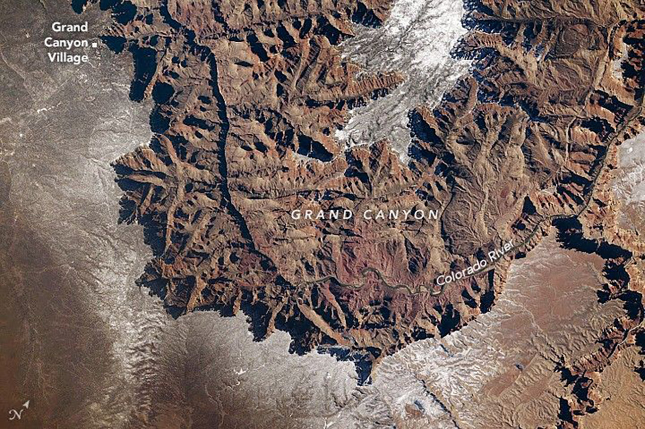 Grand Canyon from Space