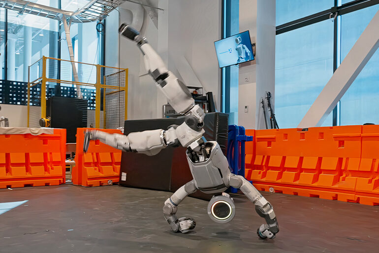Boston Dynamics Atlas Robot RAI Institute Airborne Cartwheel