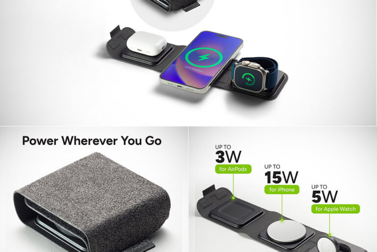 Mophie 3-in-1 Travel Charger with MagSafe