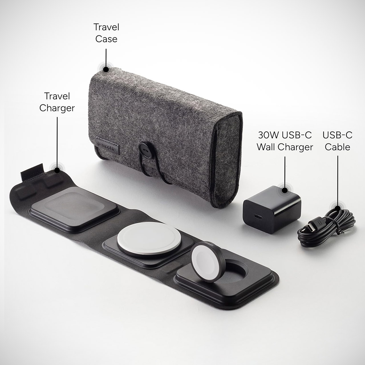 Mophie 3-in-1 Travel Charger with MagSafe