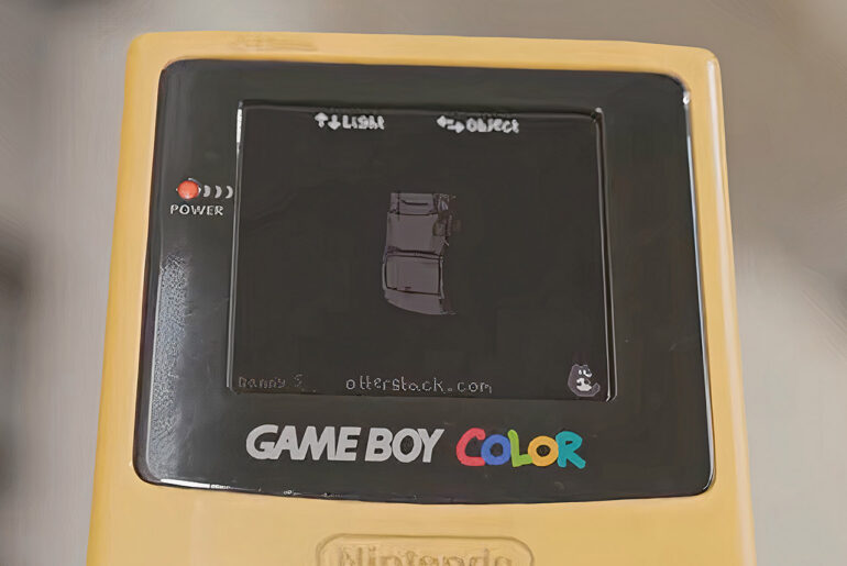 Game Boy Color Real-Time 3D Shader