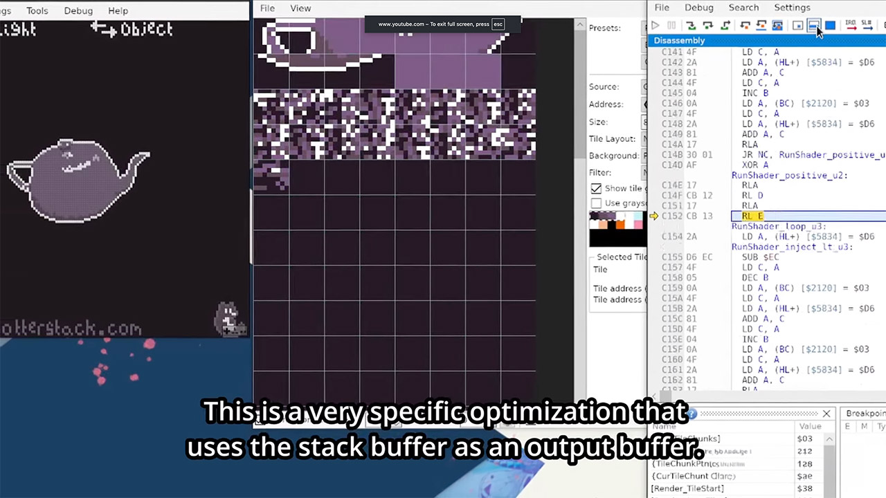 Game Boy Color Real-Time 3D Shader