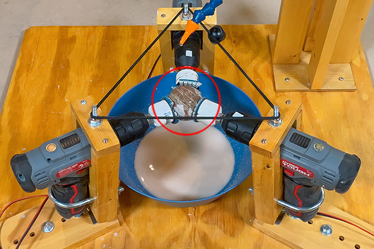 Homemade Sphere Machine Rocks Spheres