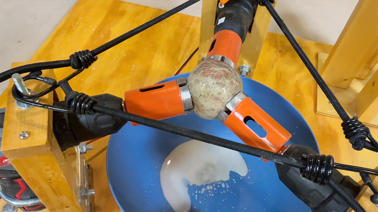 Homemade Sphere Machine Rocks Spheres