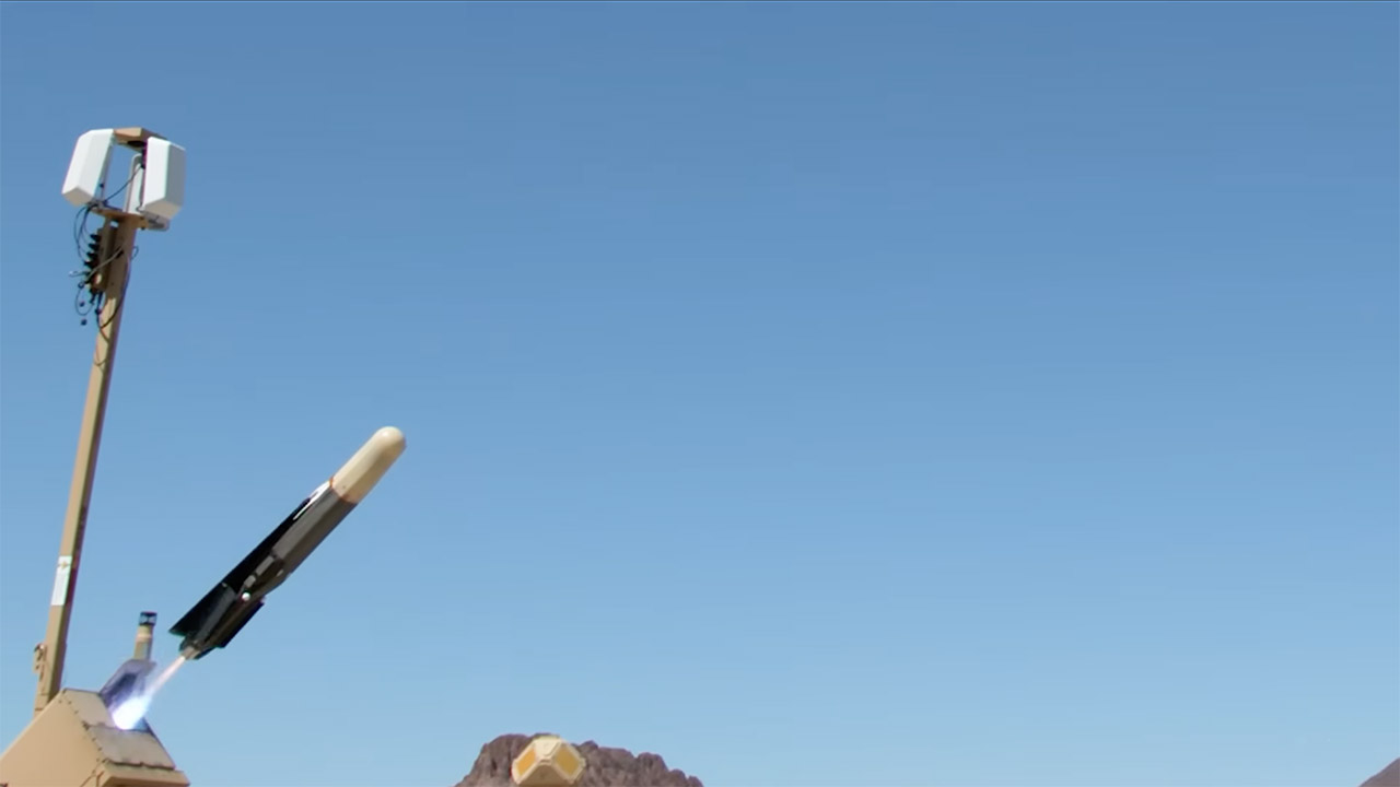 RTX Raytheon Non-Kinetic Coyote Block 3NK Drone Swarm