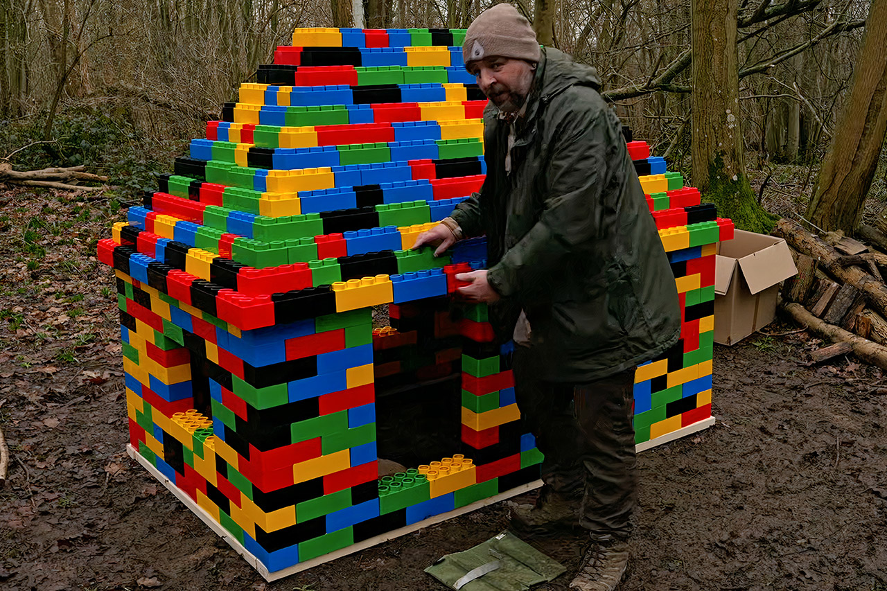 Kent Survival Giant LEGO Shelter House