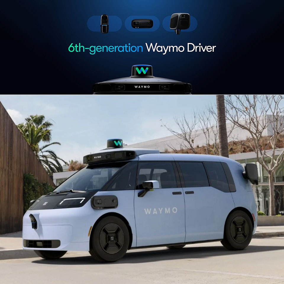 Waymo Rolls Out Its Sharpest-Eyed Robotaxi Yet, the 6th-Generation Driver