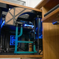 1000W Gaming PC Desk Drawer Build Mod