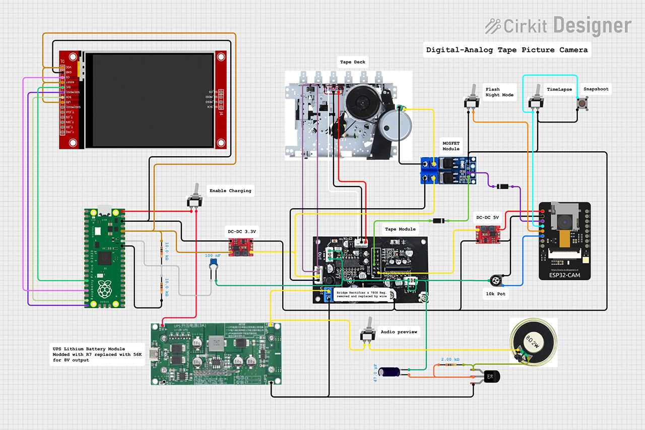 Digital-Analog Tape Picture Camera
